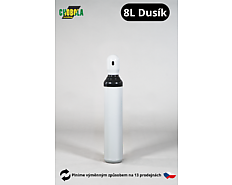 Láhev ocelová Dusík 8l + náplň Dusík 8l