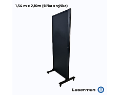 Mobilní ochranná zástěna pro laserová pracoviště LASERMAN