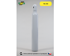 Láhev ocelová CO2 10l + náplň CO2 10l