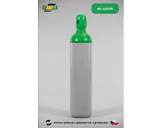Láhev ocelová ARGON 40 l + náplň Argon 40l / 20 MPa