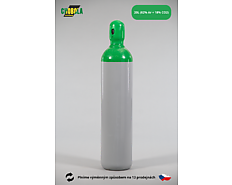 Láhev ocelová ARGON/CO2 20 l ( SMĚSNÝ PLYN ) + náplň