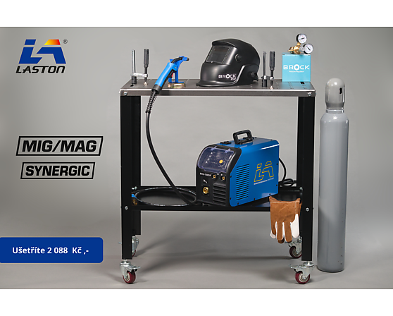 LASTON MIG 180DP All in one set +Rukavice zdarma