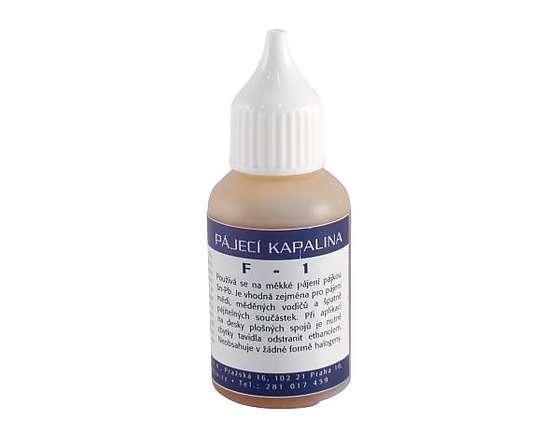 Pájecí kapalina  F1   - 30 ml