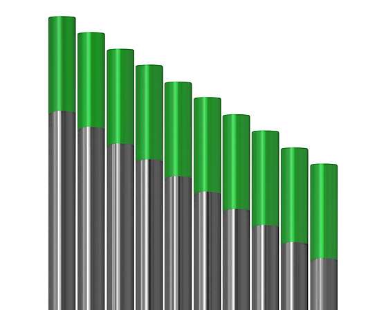 Wolframová elektroda WP zelená Ø 2,4 mm