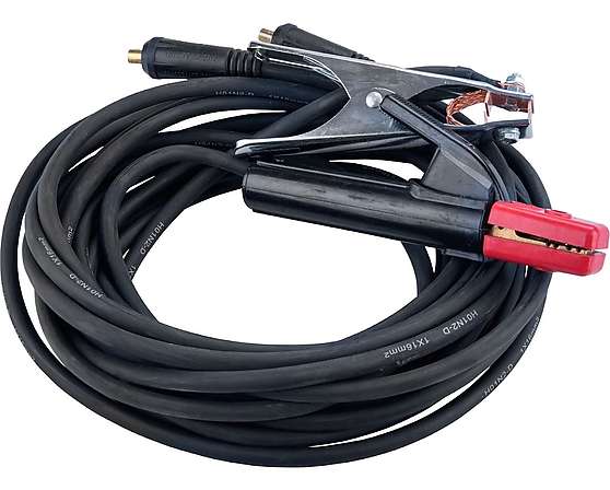Svařovací kabely 16 mm 2 kompletní - 10-25 - délka 3 metry